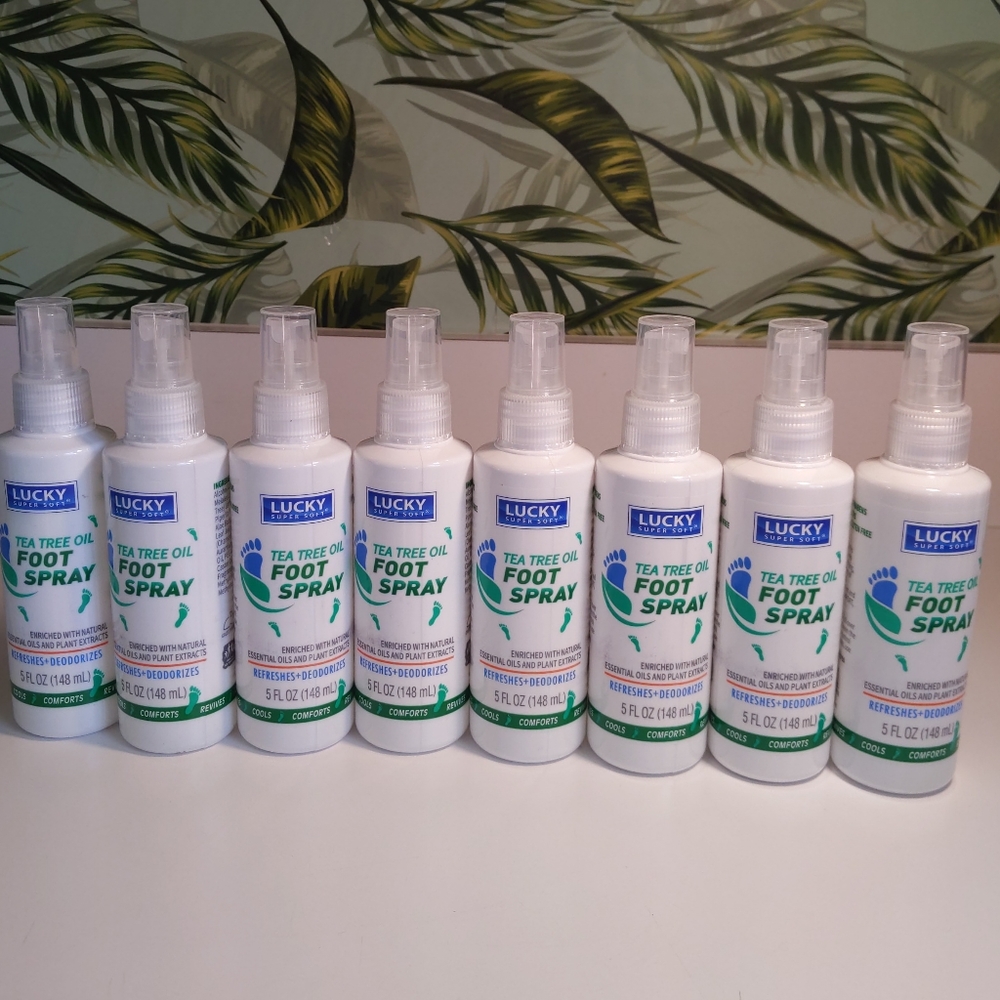 8 LUCKY TEA TREE OIL FOOT PRODUCTS